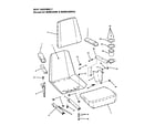 Snapper MZM2301KH seat assembly diagram