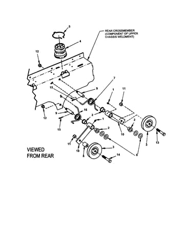 Traction drive idler assembly
