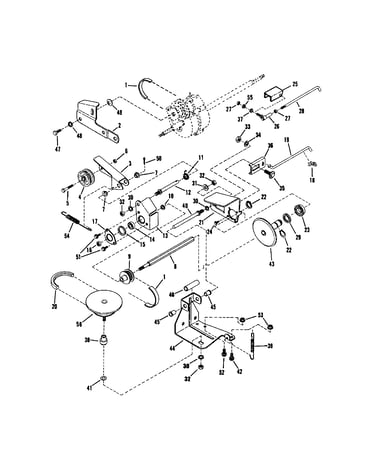 Drive system self-propelled