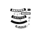 Snapper MR216517B decals diagram