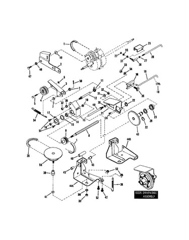 Drive system self-propelled