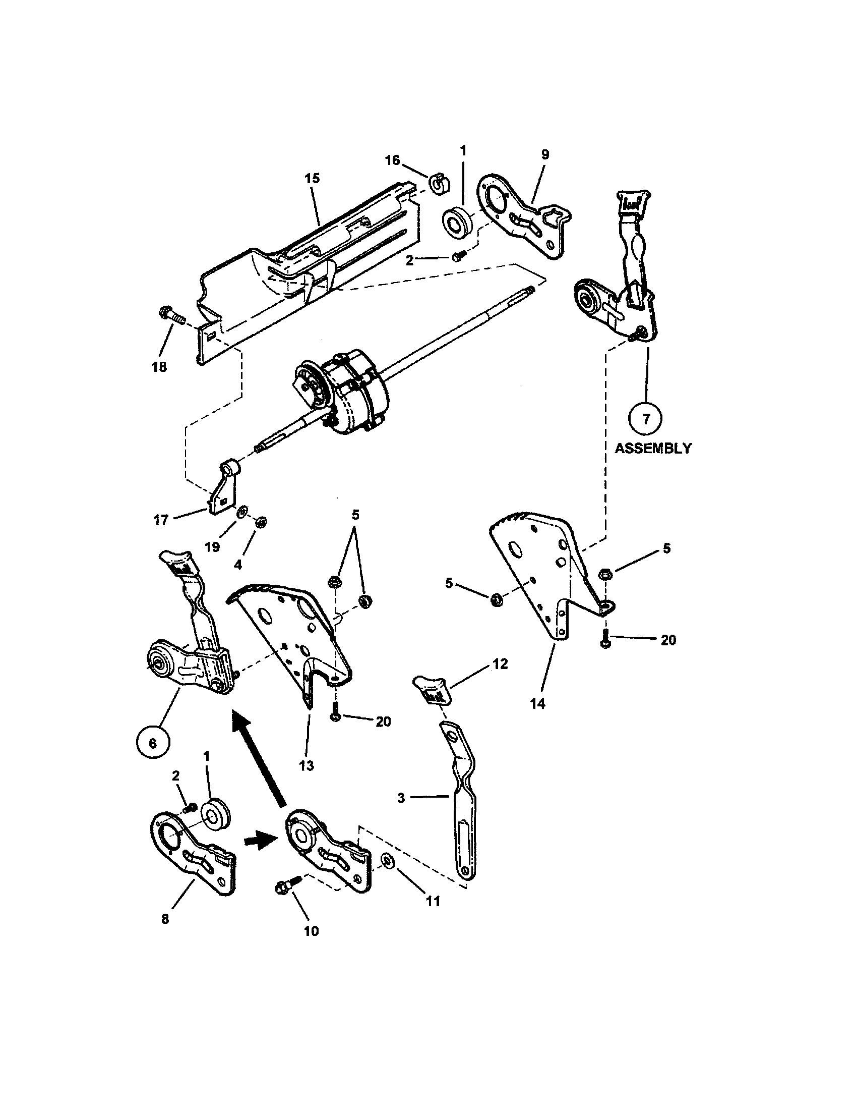 Rear wheel brackets, latches