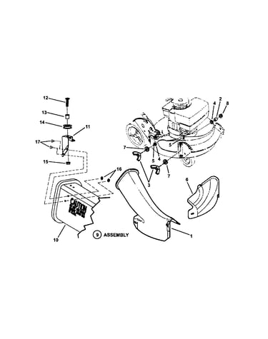 Side chute adapter