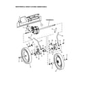 Snapper HWPS26700BV rear wheels/height latches diagram