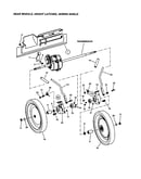 Rear wheels/height latches