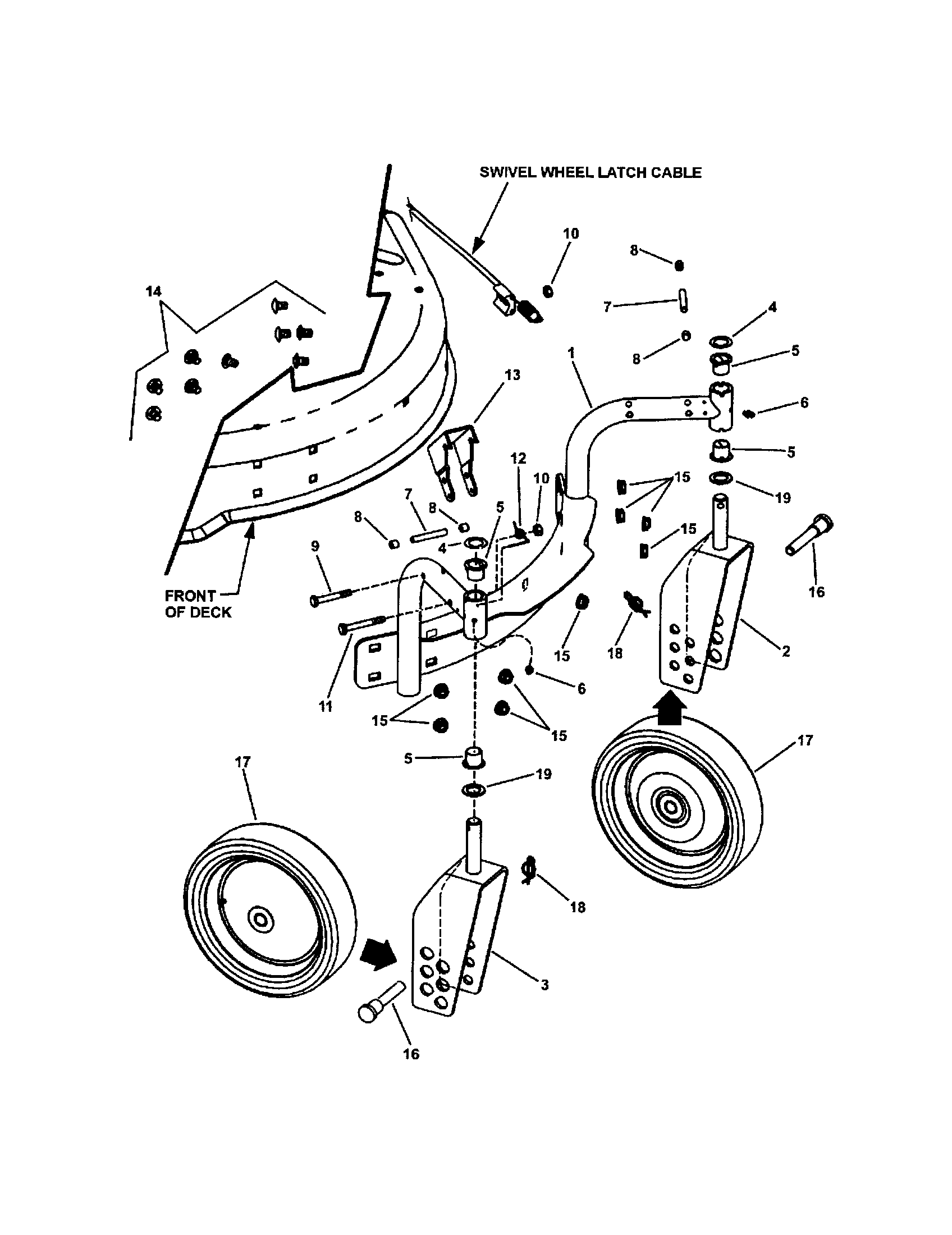 Swivel caster