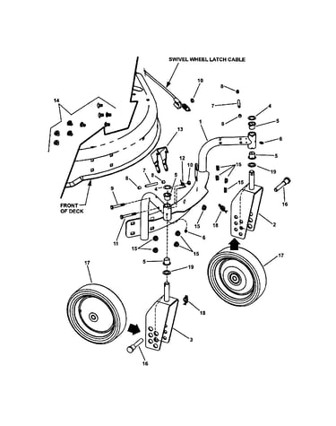 Swivel caster