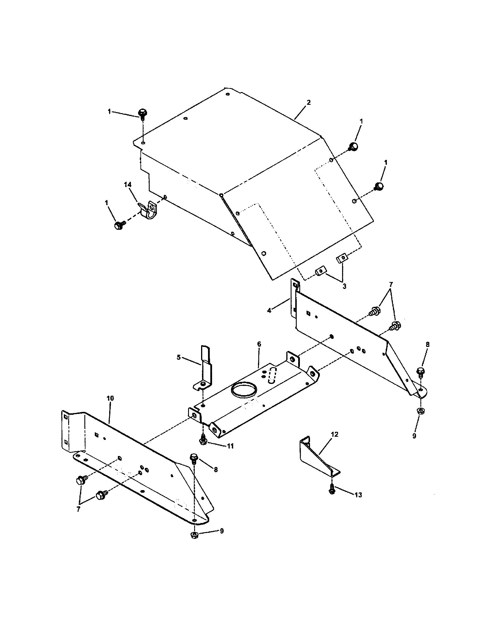 RAILS, SPINDLE COVER