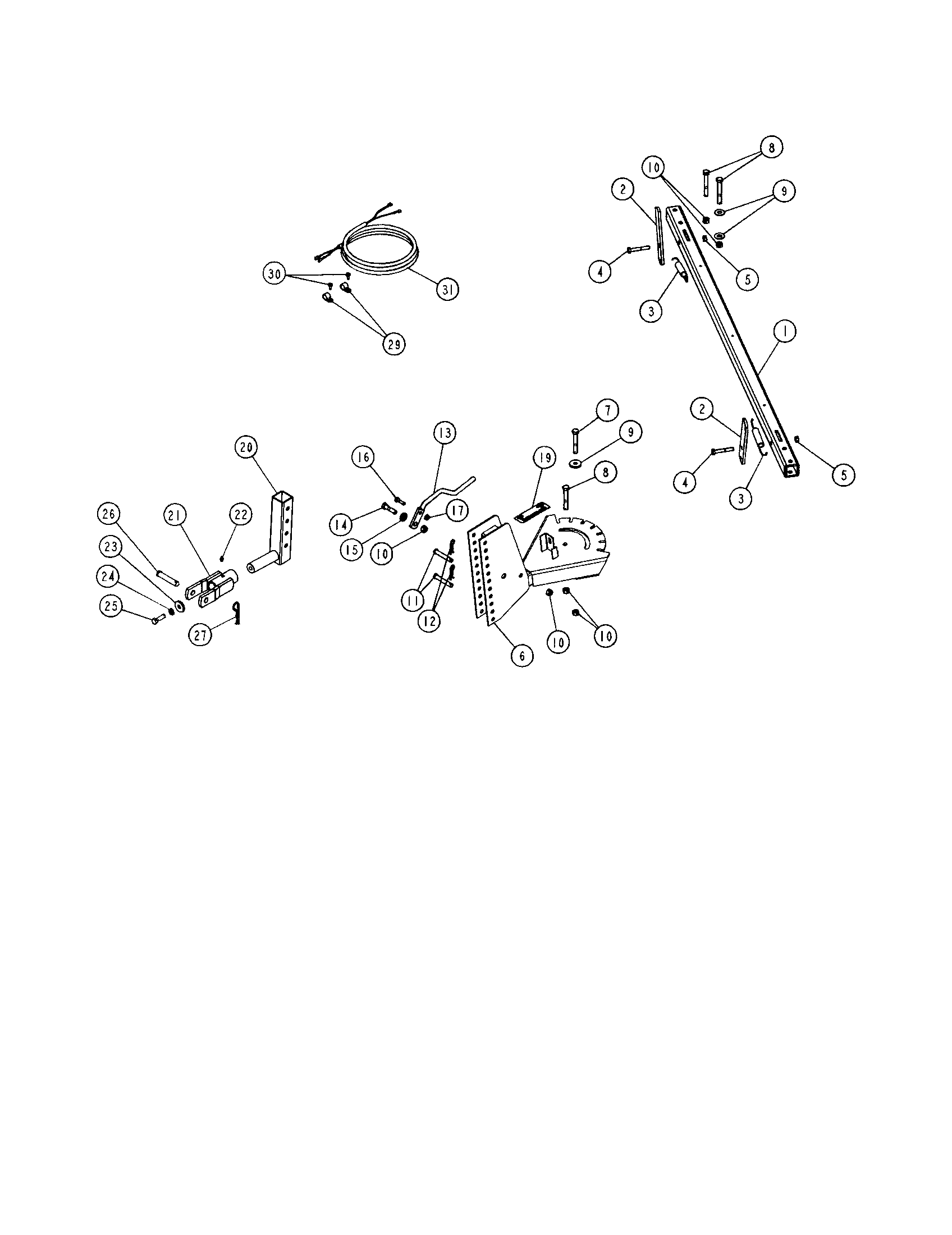 HITCH/TUBE DRAWBAR