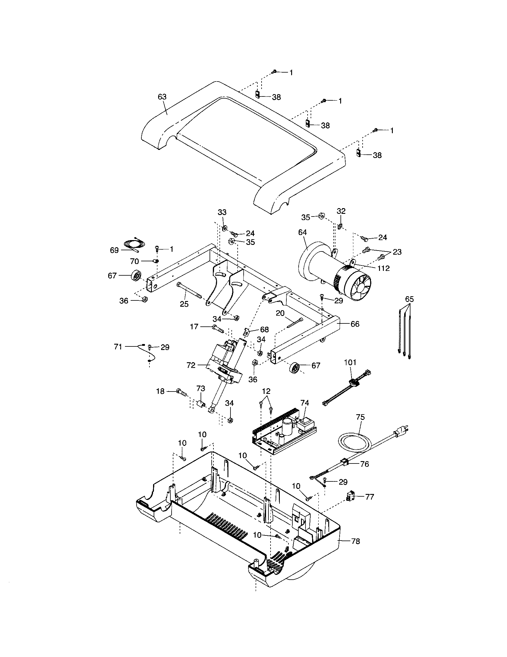 Hood/motor