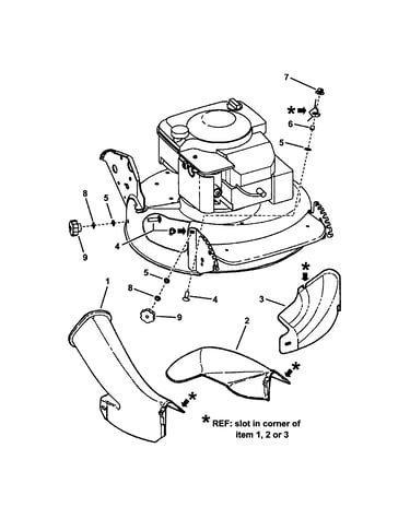 Side chute adapter