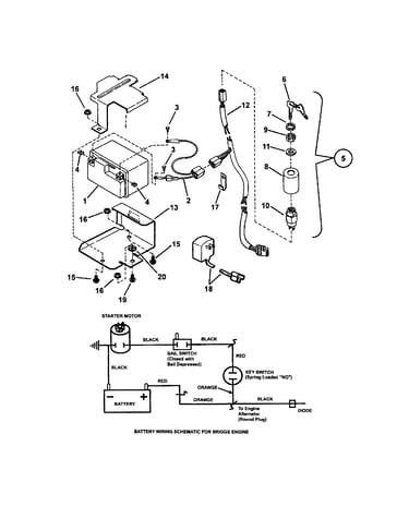 Electric start components