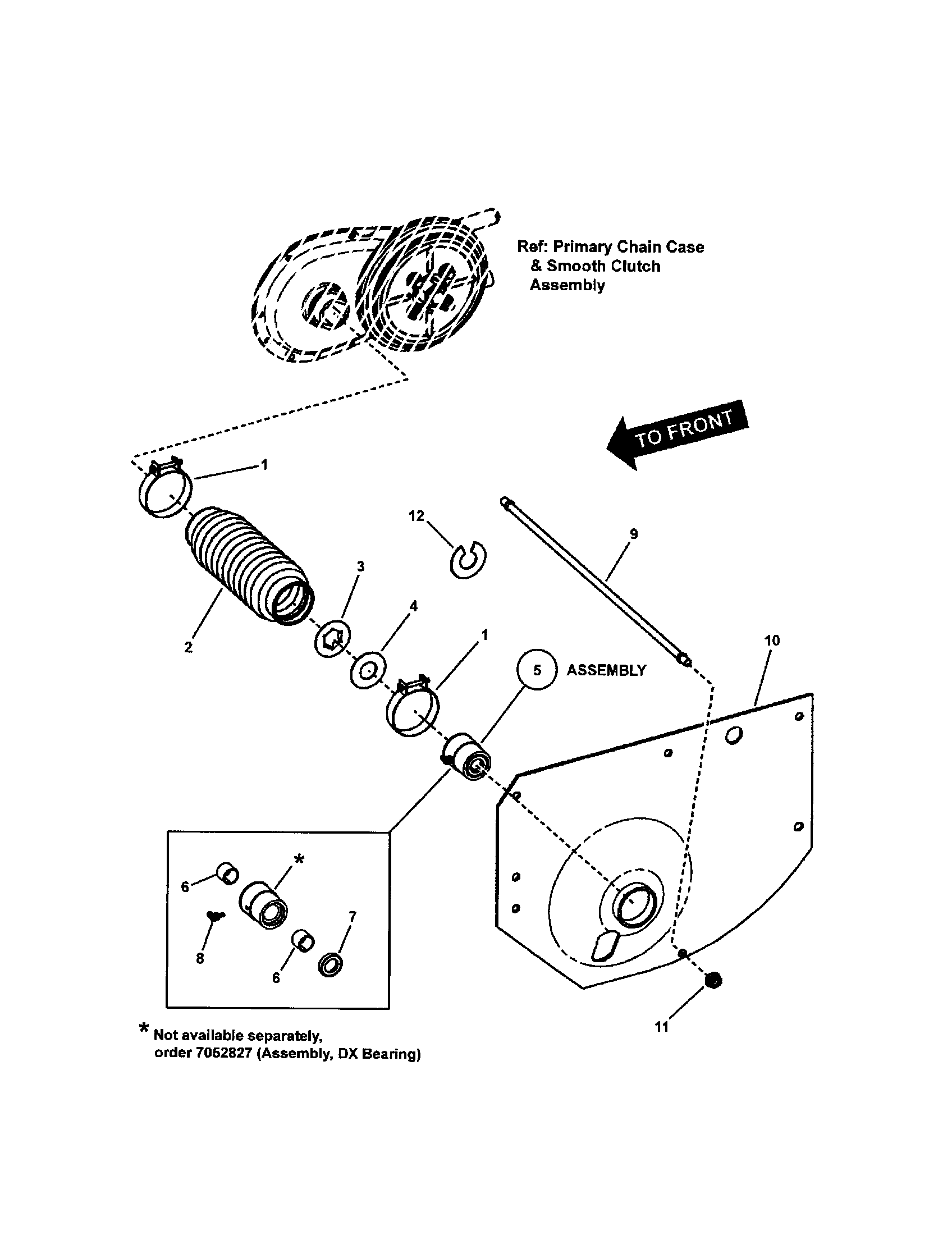 LEFT HANDE FENDER/BEARING