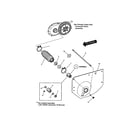 Snapper 7800102 left hande fender/bearing diagram