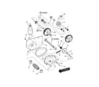 Snapper 7085625 differential, r.h. fender diagram