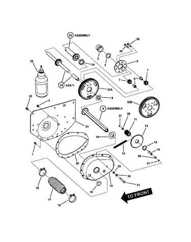 Differential, r.h. fender