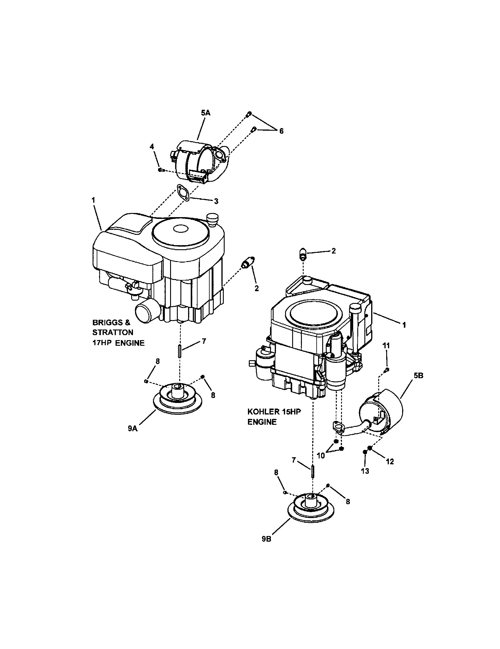 ENGINE/MUFFLER/DRIVE DISC