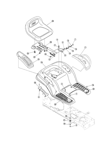 Fender/seat