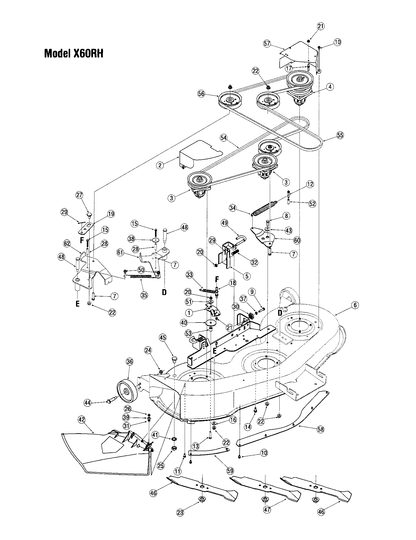 DECK-MODEL X60RH