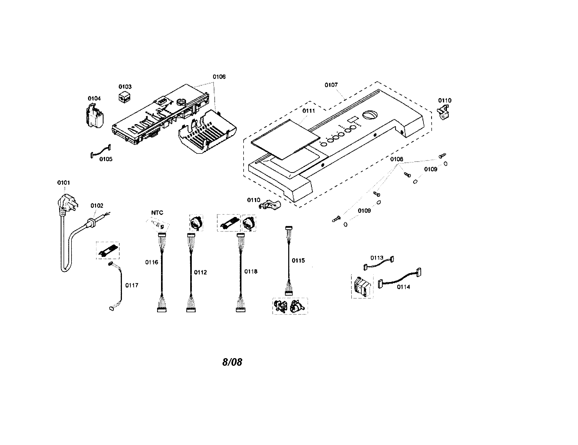 FACIA PANEL/CONTROL MODULE