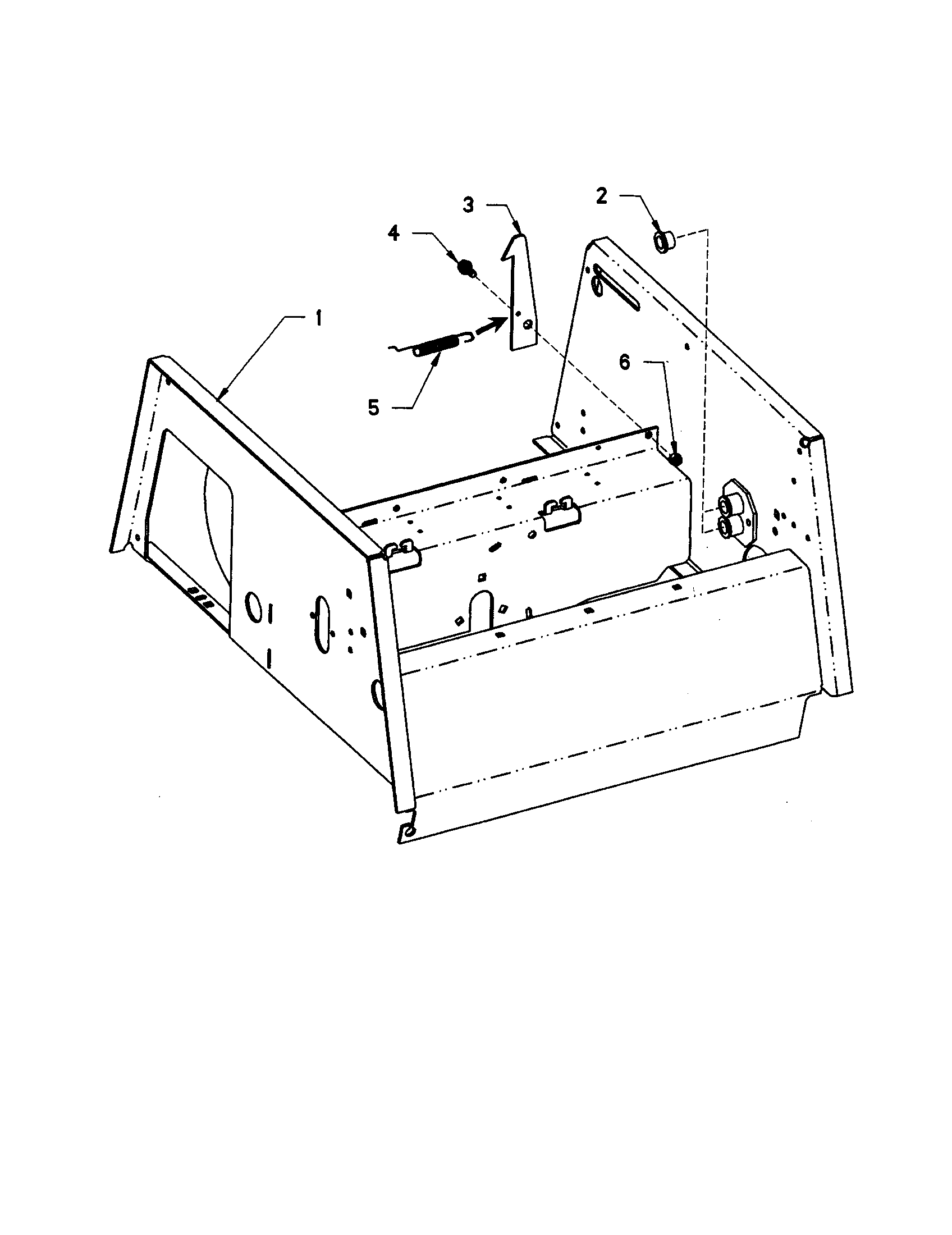 UPPER CHASSIS/SEAT LATCH