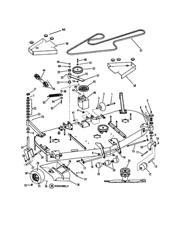73" mower deck