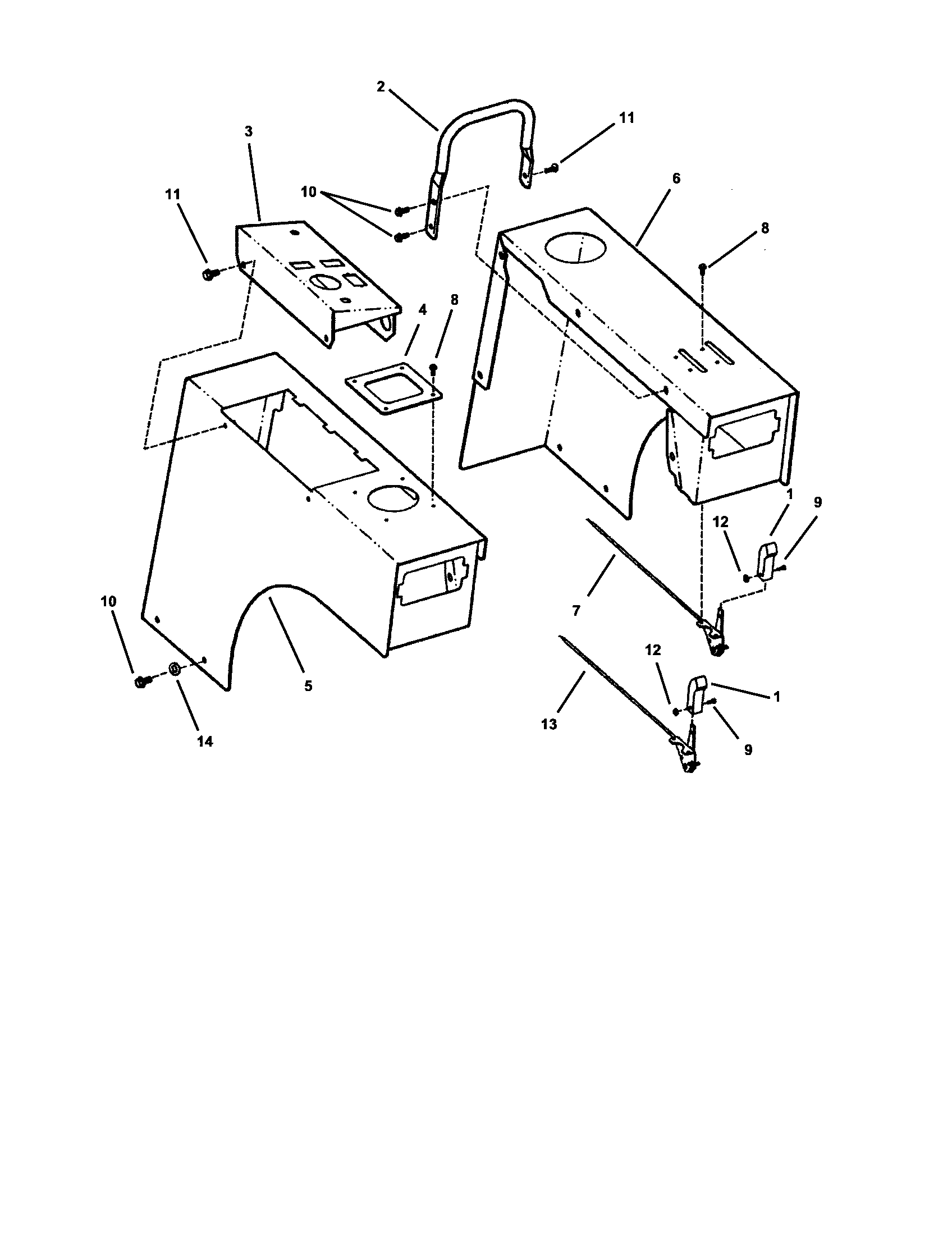 Fender/control cable