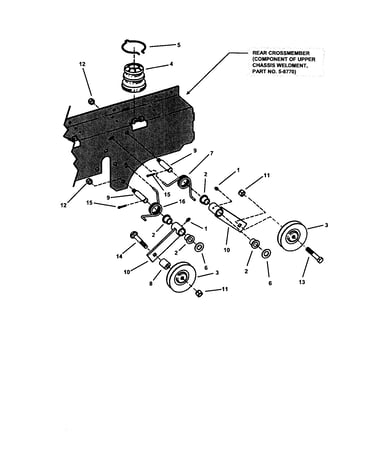 Traction drive idler