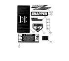Snapper ZF6101M decals diagram