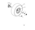 Snapper YZ145382BVE wheels - rear diagram