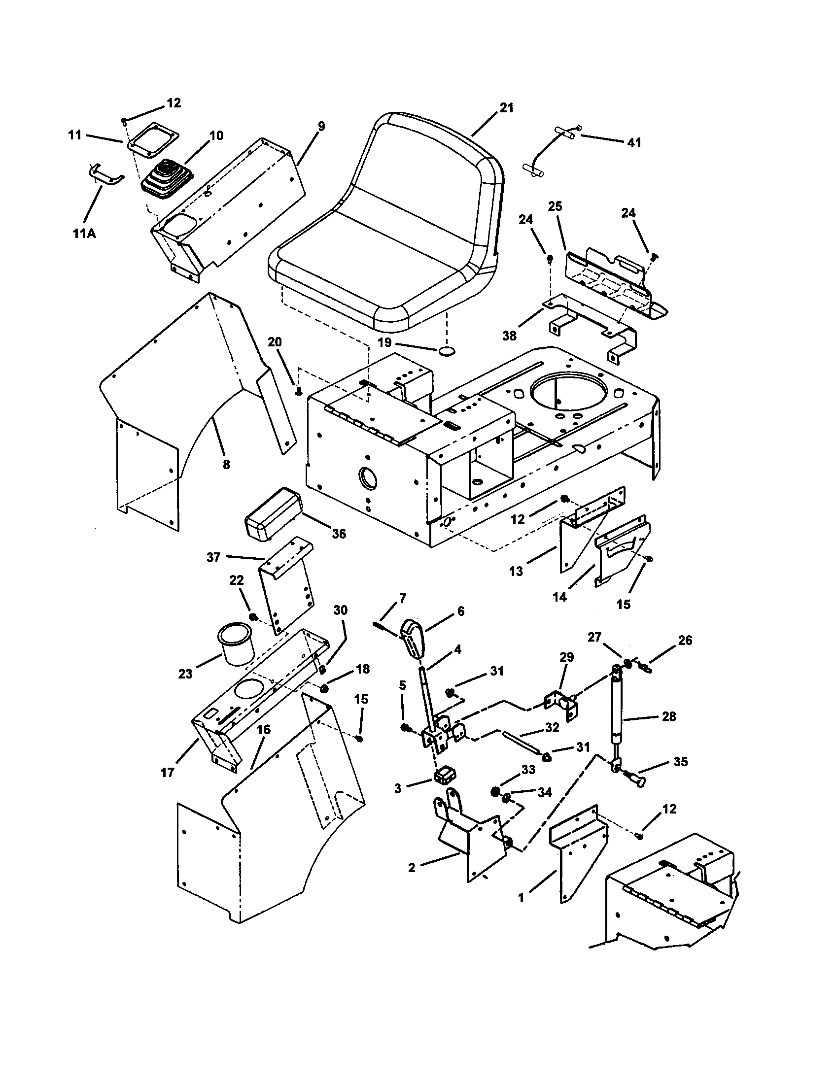 JOYSTICK/OPERATOR'S SEAT