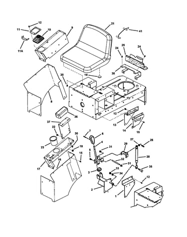 Joystick/operator's seat
