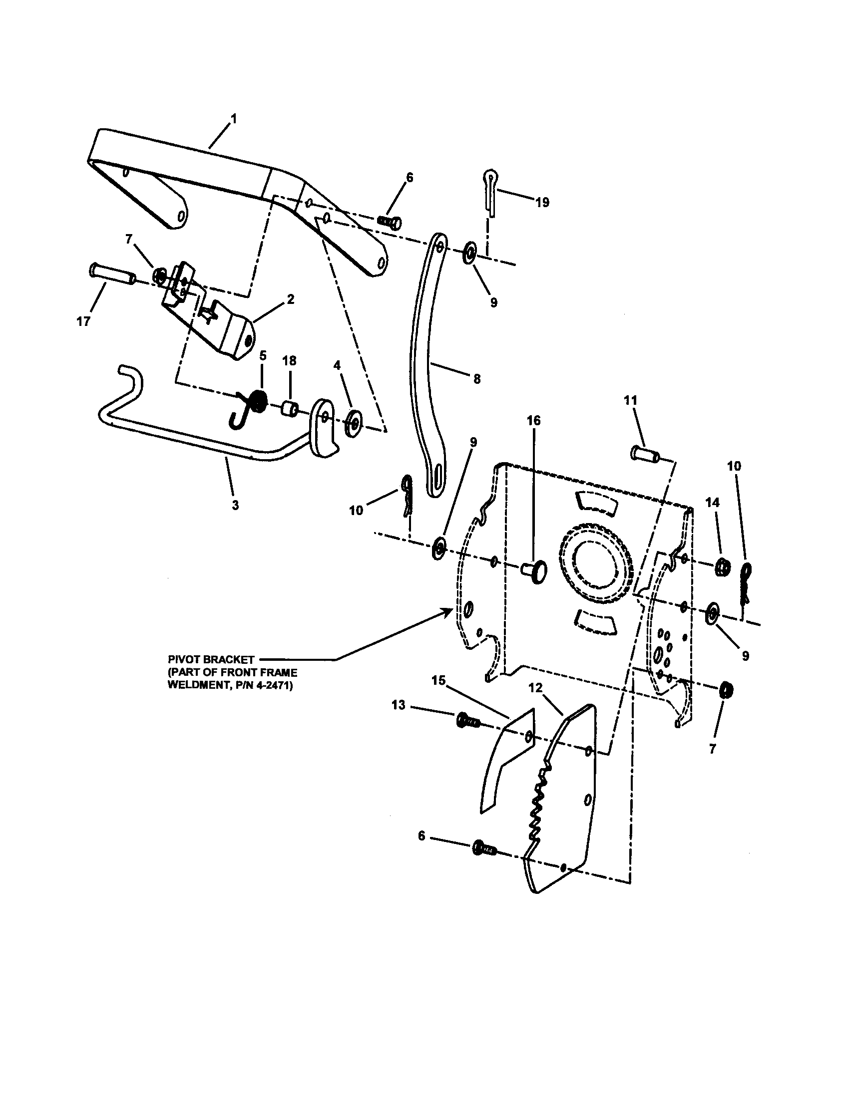 DECK LIFT HANDLE