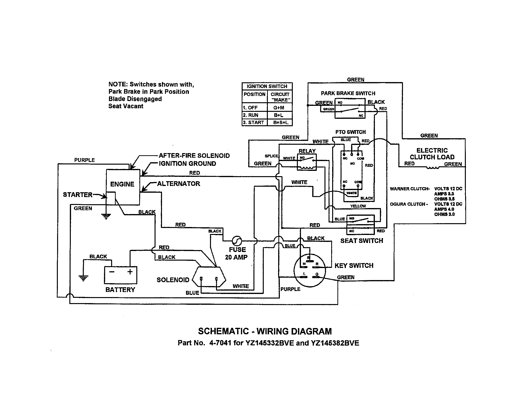 SCHEMATIC-WIRING DIAGRAM