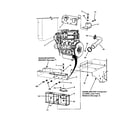 Snapper ZF2101DKU engine/engine mount diagram