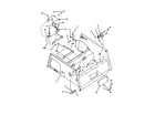 Snapper ZF2301GKU upper chassis/seat latch diagram