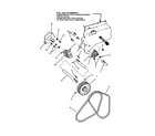Snapper ZF6101M front drive shaft diagram