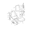 Snapper ZF2301GKU seat diagram