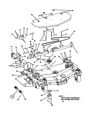 52" mower deck