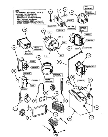 Electrical (except wiring)