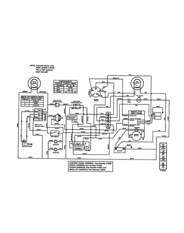 Wiring schematic (diesel only)