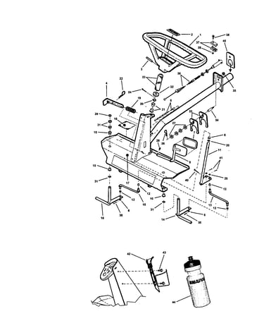 Front end, steering