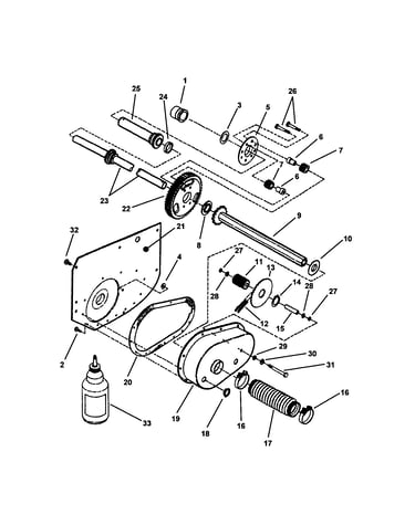 Differential, r.h. fender