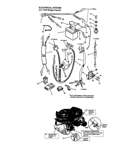 Electrical (16hp briggs engine)