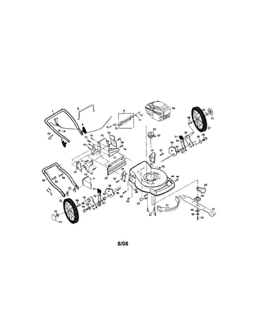 Engine/housing/handle
