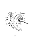 Caster/front wheel/tire