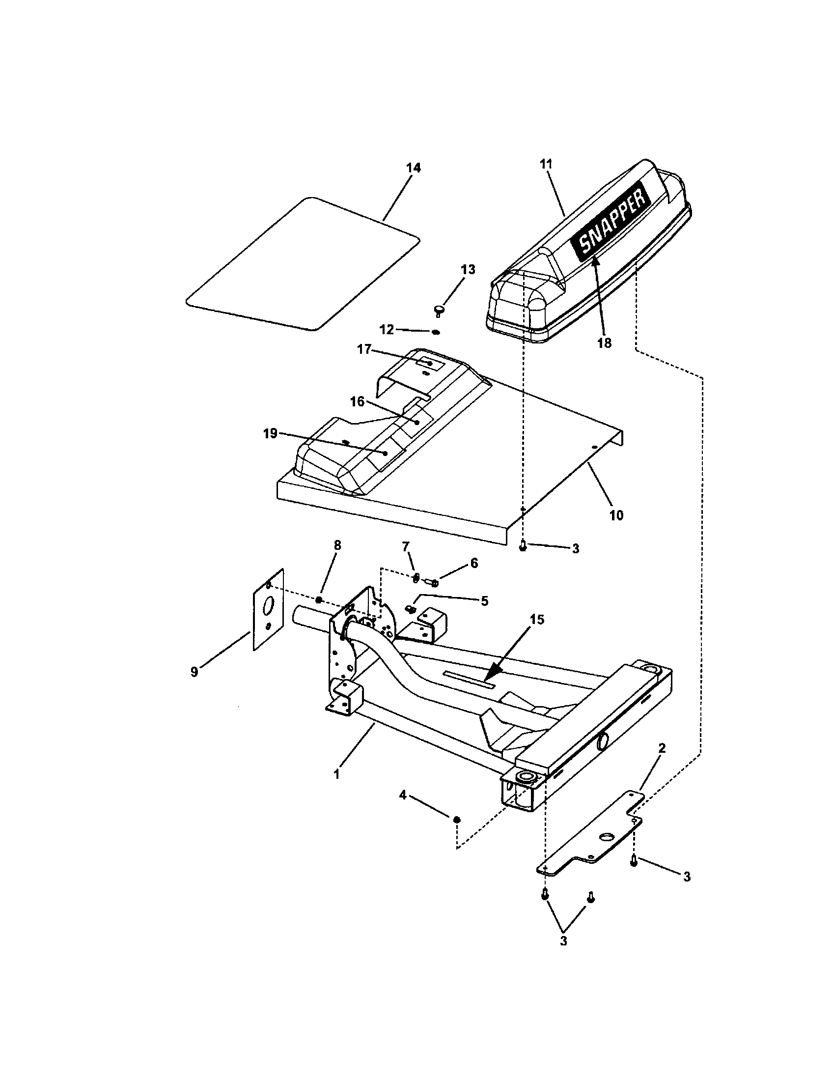 Front frame/cover