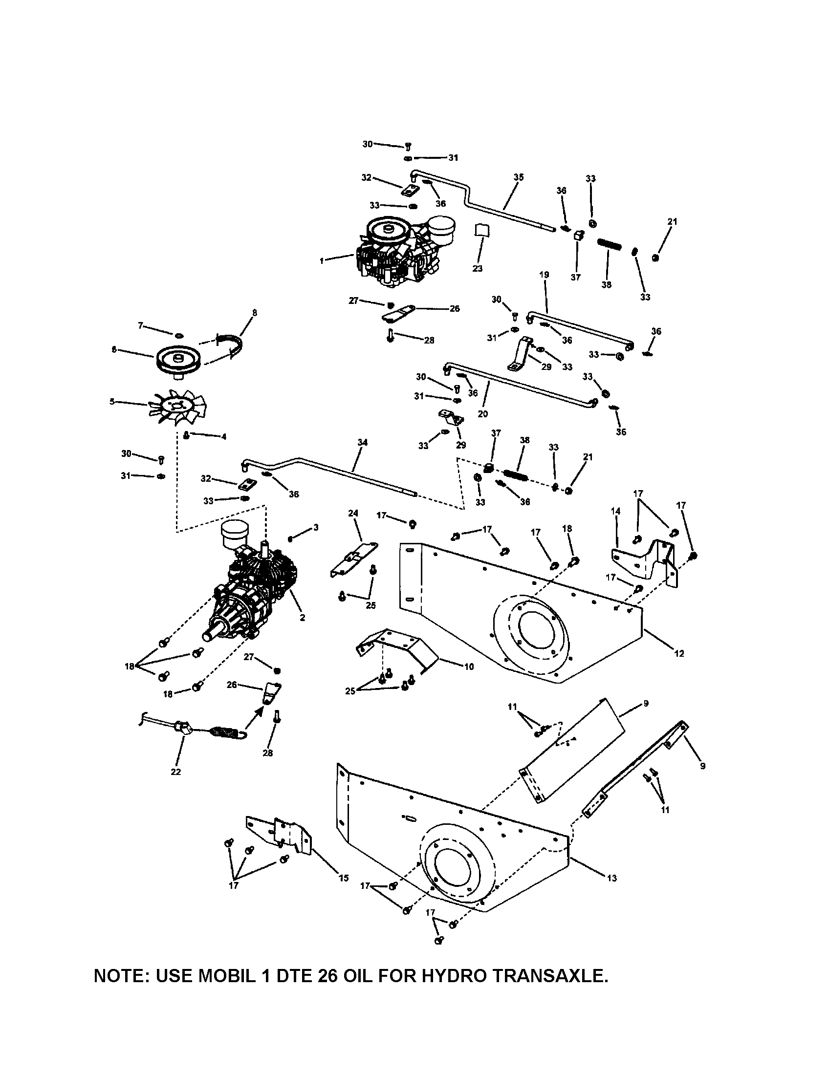 Fender/transaxle