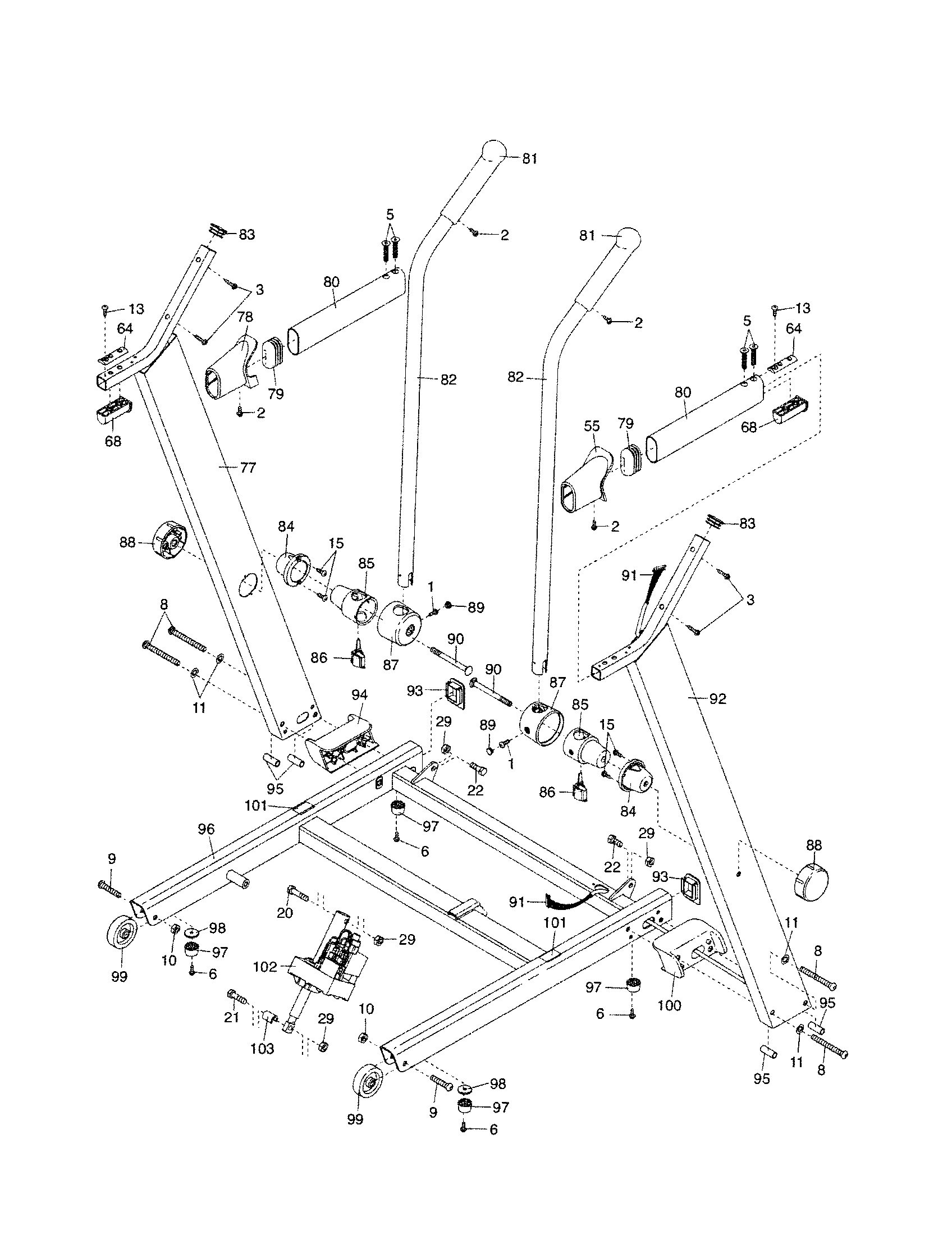 Uprights/base
