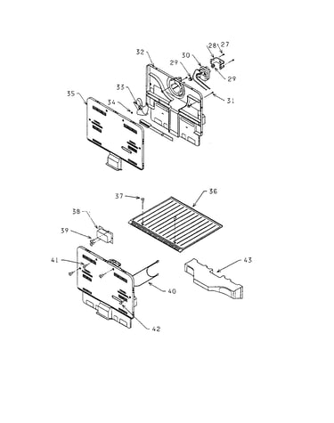 Plate mounting motor/cover